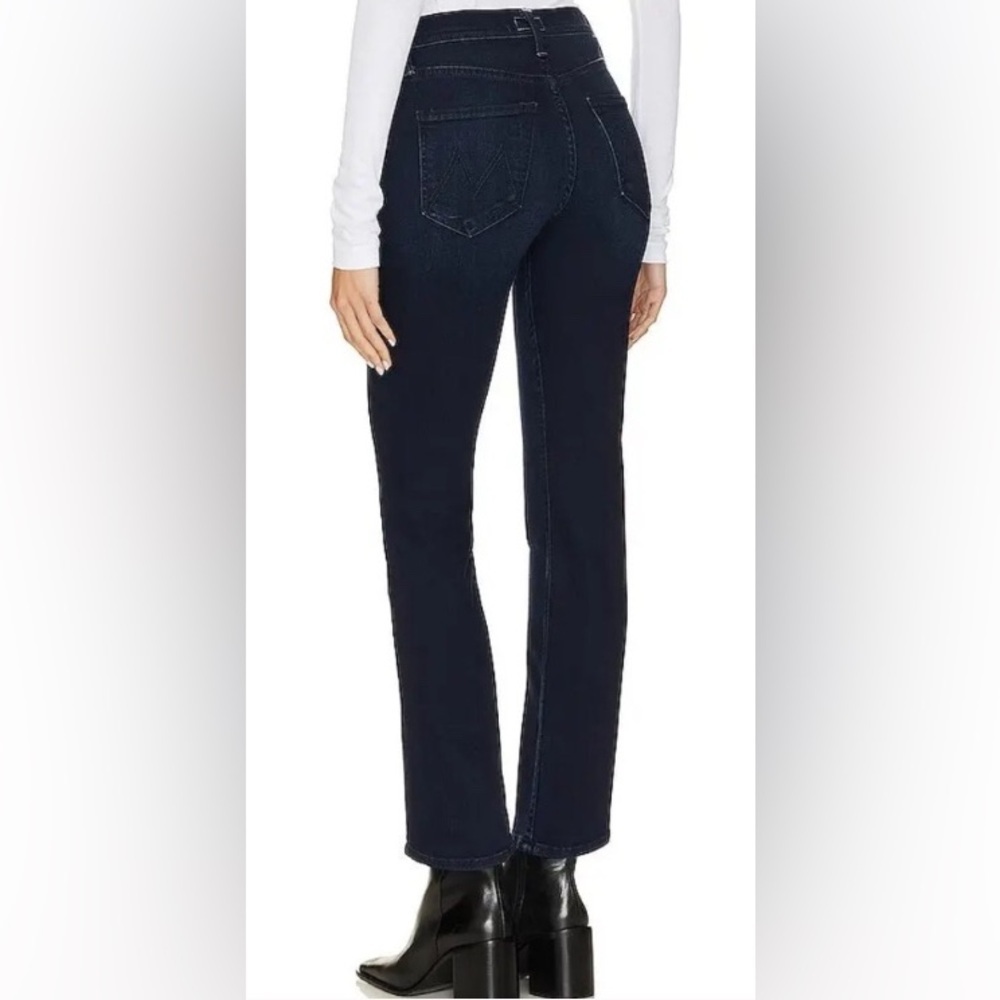 Mother The Mid Rise Rider Ankle Jeans in Karaoke in Kyoto Size 30 Dark Wash - Picture 3 of 10